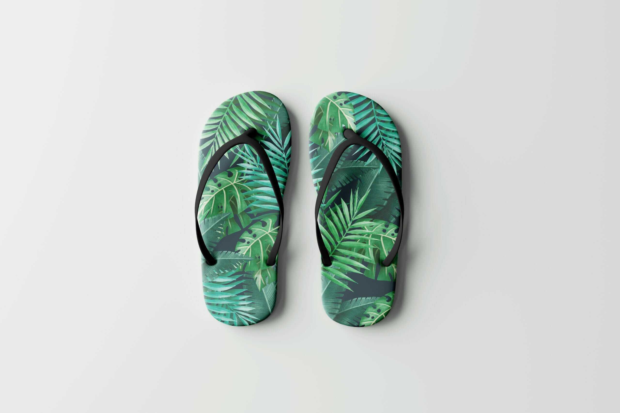 Light Sandals / Flip Flops Free Mockup PSD