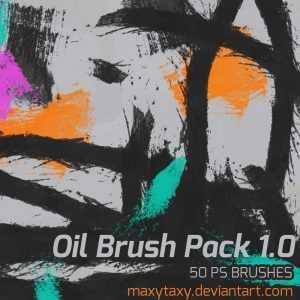 MA Oil Brush Pack - Free Photoshop Brushes at PSFiles