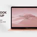 MacBook Air 2020 Free Mockup PSD - Free Adobe Photoshop Files
