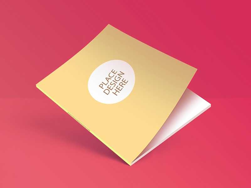 Magazine Cover Mockup PSD