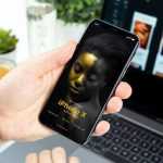 Man Holding iPhone X Mock-up