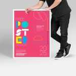 Man Holding Poster / Photo Frame Mockups