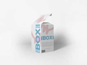 Medicine Packaging Open Box Mockup PSD