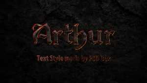 Medieval Photoshop Text Effect