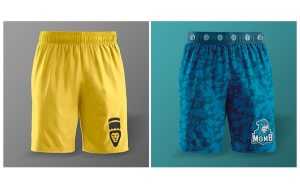 Men’s Soccer Sports Shorts Mockup Set
