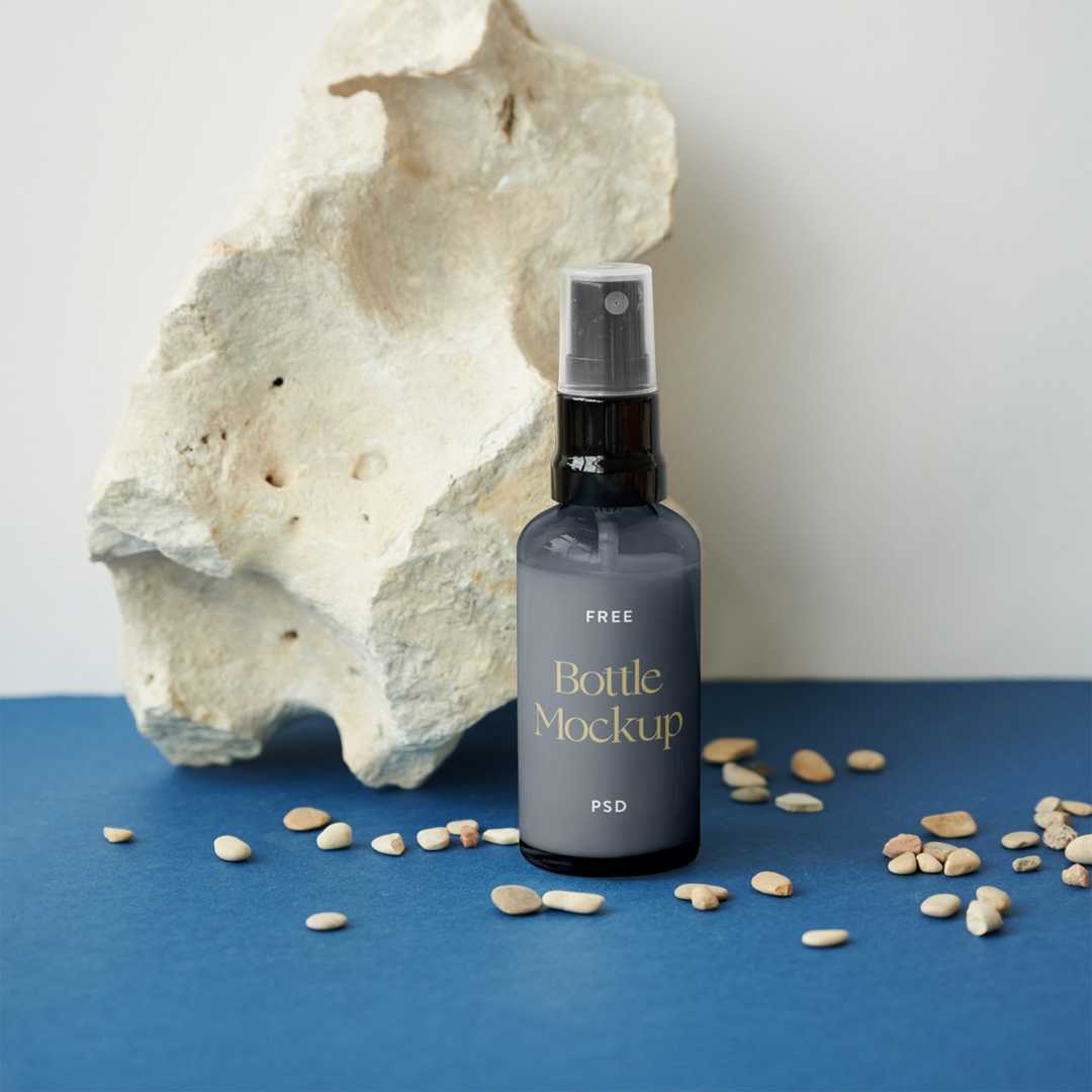 Mini Spray Bottle Mockup