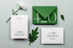Mini Stationery Set Mockup