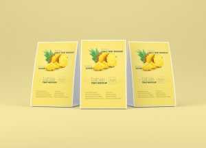 Minimal Table Tent Mockup