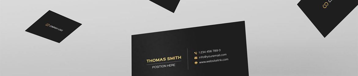 Minimalistic Business Card PSD Template