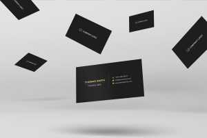 Minimalistic Business Card PSD Template