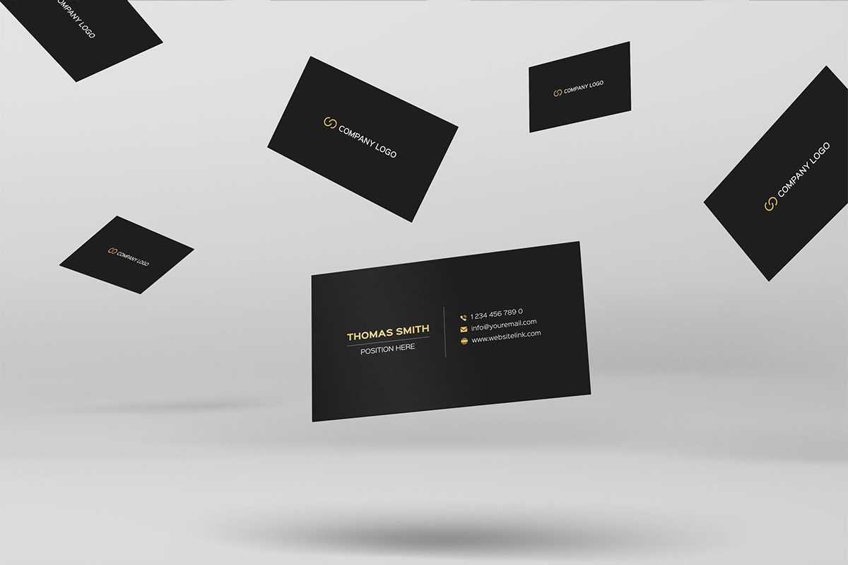 Minimalistic Business Card PSD Template