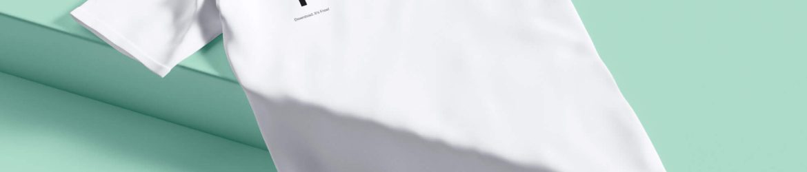 Minimalistic Free T-Shirt Mockup PSD