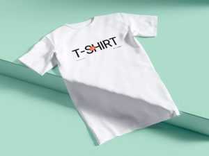 Minimalistic Free T-Shirt Mockup PSD