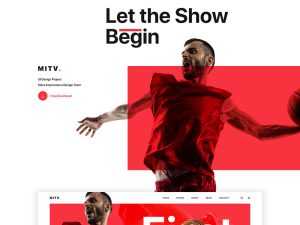 MITV Free Website Template PSD