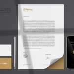 Modern Branding Mockup Shadow Overlay