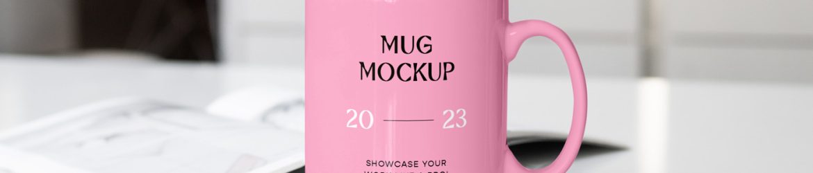 Mug on Desk Mockup