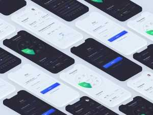 Neumorphism UI Kit PSD Template