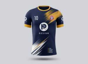 #New Free Soccer Jersey Mockup PSD