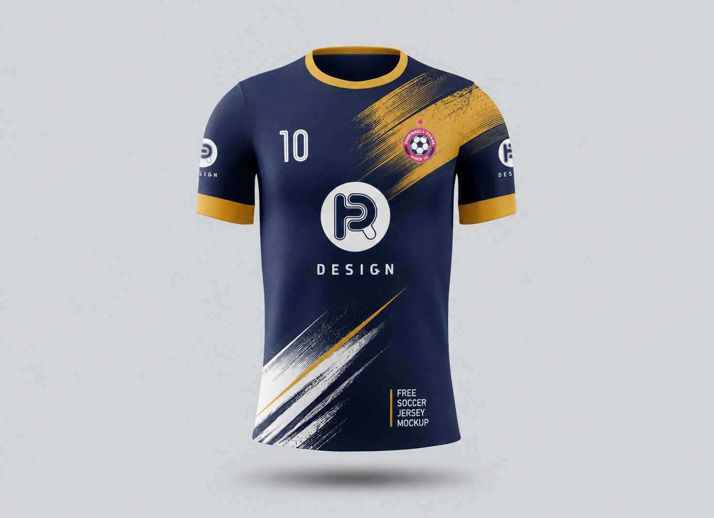 #New Free Soccer Jersey Mockup PSD