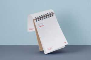 Notepad Free PSD Mockup
