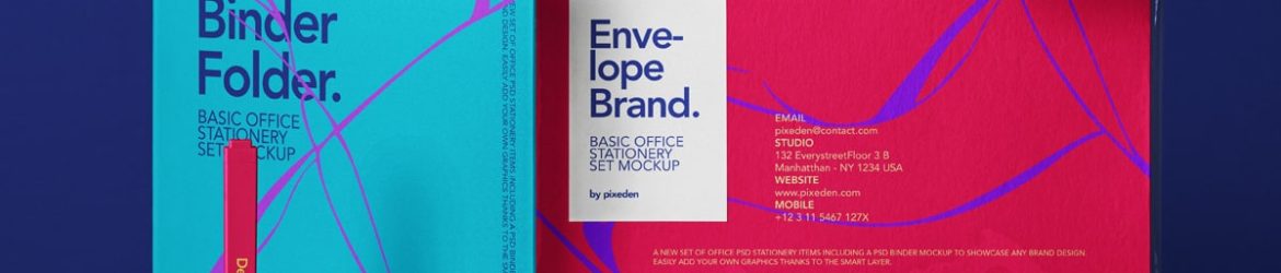 Office Basic Stationery Free Mockup PSD