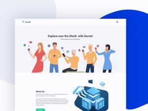 Ournet Internet Service Provider Website Template PSD