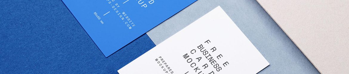 Pair Business Card Mockup PSD free