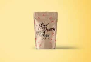 Paper Pouch Packaging Mockup PSD