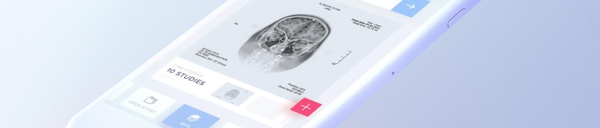 Perspective View of a Floating Free Clay iPhone Mockup For UI Design