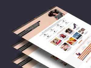 PhotoEditing Website Landing Page PSD Template