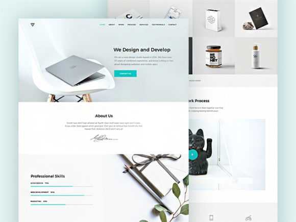 Piroll: A design web template for agency/personal portfolio