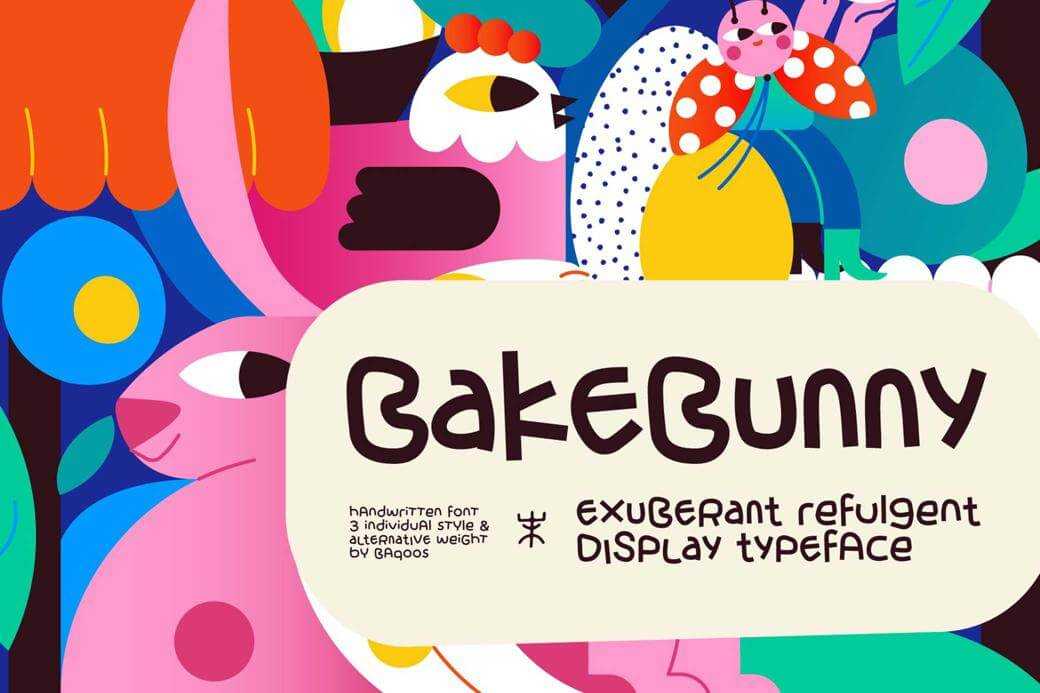 Playful Style Bake Bunny Free Font Download