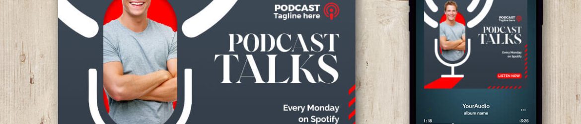 Podcast Cover Art Template Design PSD Free Download