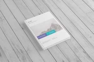 Portrait Book Mockup / Hardcover