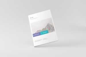 Portrait Hardcover Book Mockup