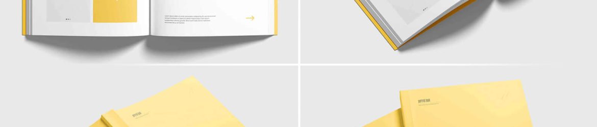 Portrait Softcover Free Book Mockups PSD set