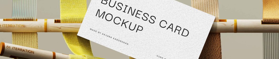 Premium Look Free ​​​​​​​Business Card Mockup PSD