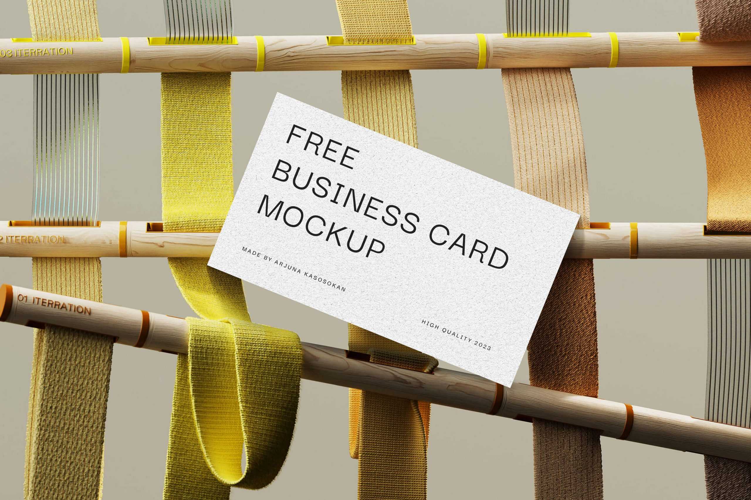 Premium Look Free ​​​​​​​Business Card Mockup PSD