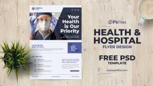 Premium Quality Free Hospital Health Care Flyer PSD Template 05