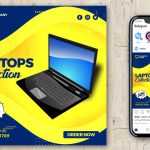 Promote Your Laptop Sale with a Free Instagram Post Design PSD Template - Free PSD Download Promote Your Laptop Sale with a Free Instagram Post Design PSD Template