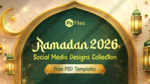 🌙 Ramadan 2026 Social Media Post Story Designs – Free PSD Templates - NEW