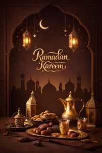 Ramadan Kareem Nights Delights Story 2026 – Iftar Food Islamic Lantern
