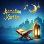 Ramadan Kareem Post Design 2026 PSD – Quran & Lantern Social Media Template