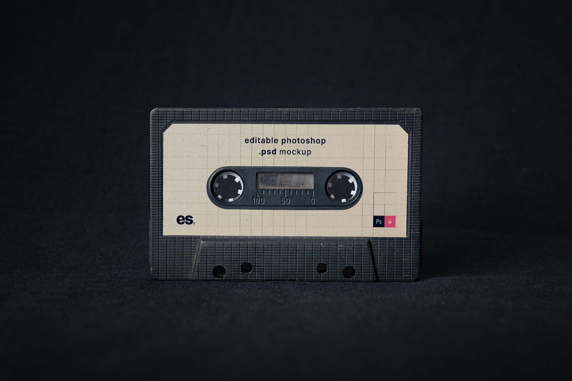 Real Cassette Tape Mockup PSD free - Free PSD Mockups | PsFiles