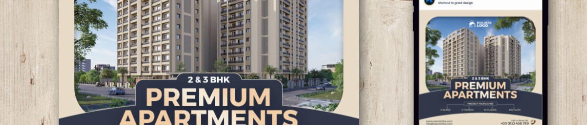 Real Estate Apartment for Sale Free Instagram Post Design PSD