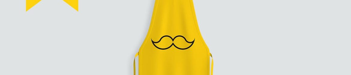 Realistic Free Hanged Apron Mockup PSD Realistic Free Hanged Apron Mockup PSD