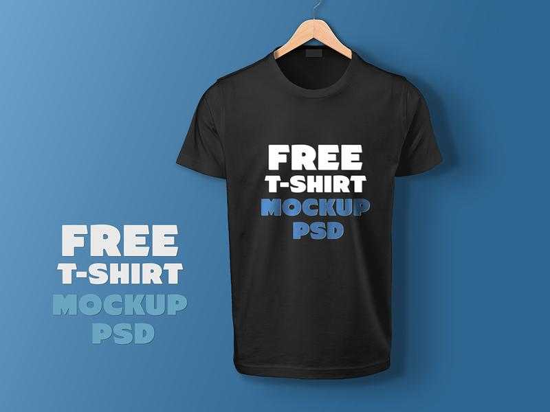 Realistic Hanged T-Shirt Mockup PSD Fully Customizable