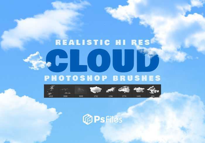 Realistic Hi Res Cloud Brushes Photoshop