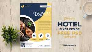 Restaurants Hotel Flyer Template Free PSD Vol-5