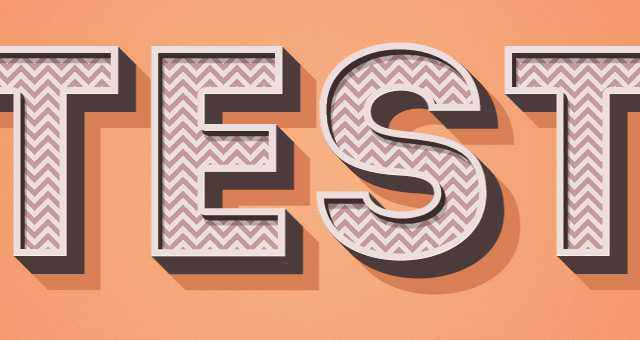 Retro Text Effect Psd